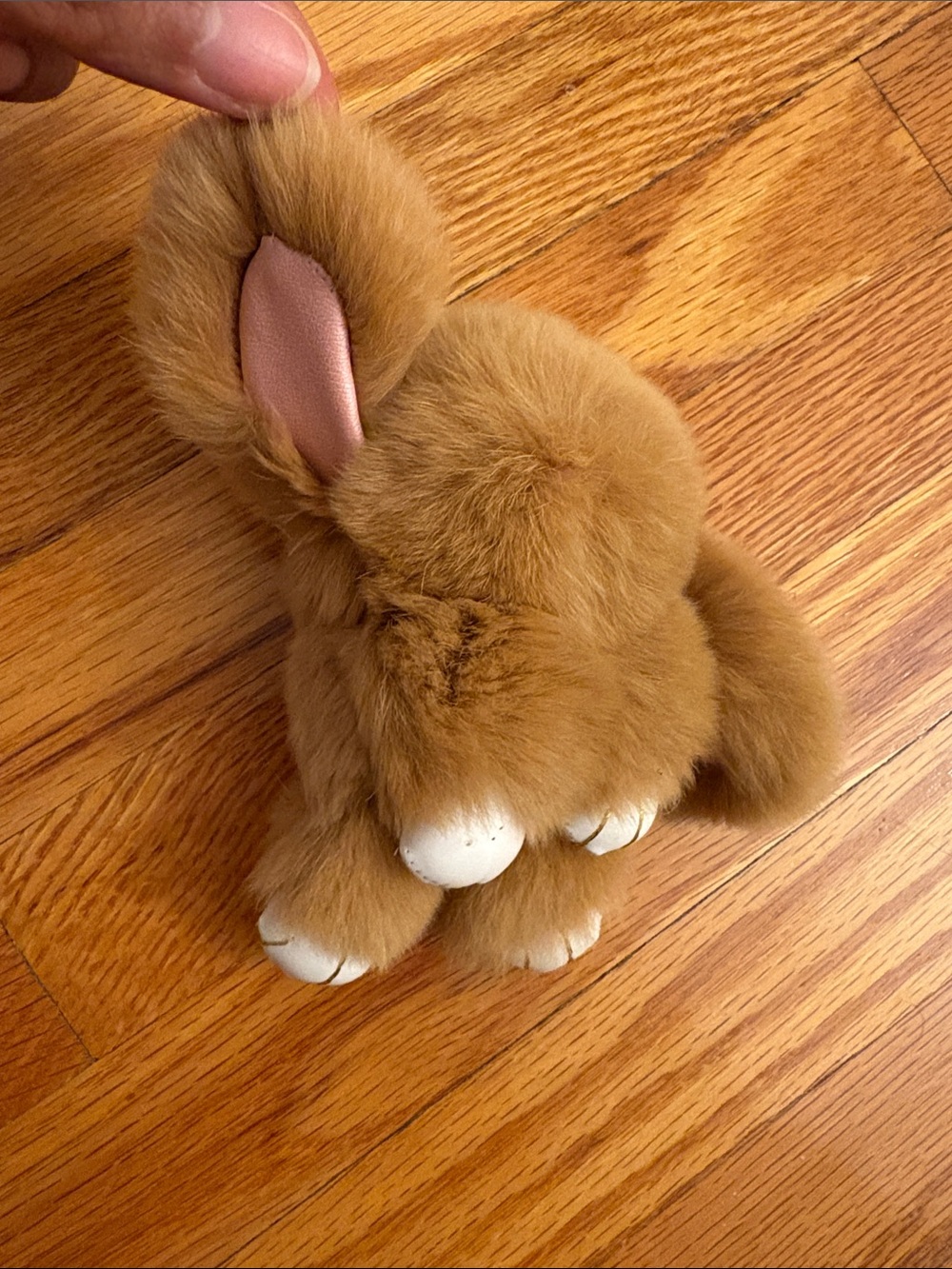 Fluffy Bunny Keychain Charm Toy - Picture 5 of 5